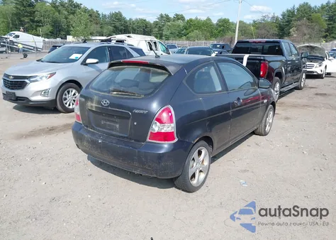 2007 Hyundai Accent Se z USA, uszkodzony, nr VIN KMHCN36C37U013132